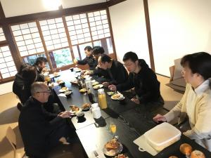 朝食（BOULANGERIE RIZ　槇野さんと交流）の画像