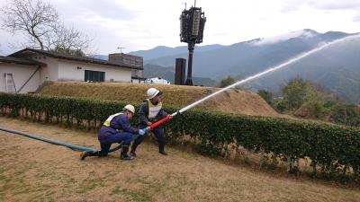 放水訓練の画像