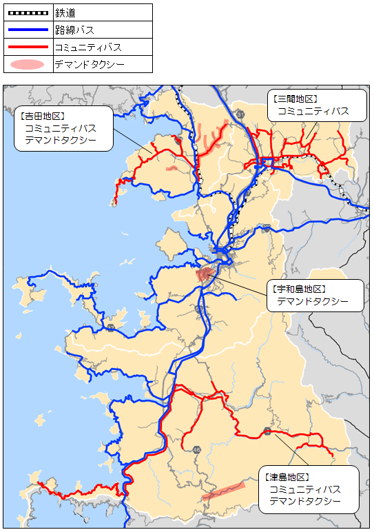 コミュニティバスおよびデマンドタクシーの運行について
