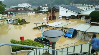 浸水の様子