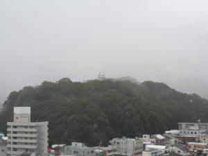 冬の宇和島城（遠景）