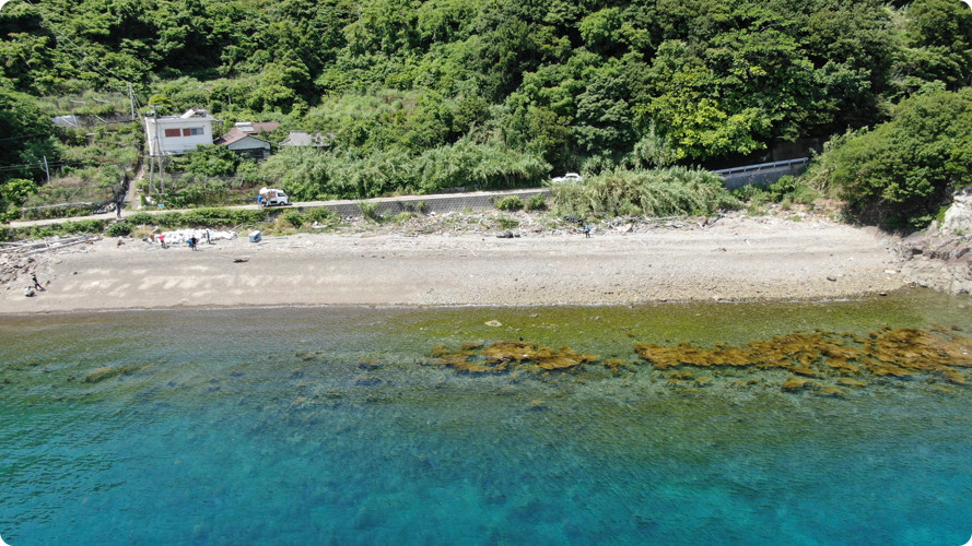 清掃後の風景