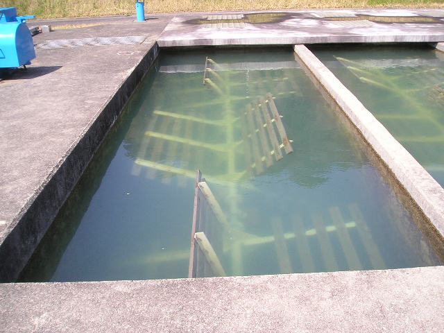 フロック形成池の写真