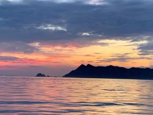 北灘湾の夕焼け