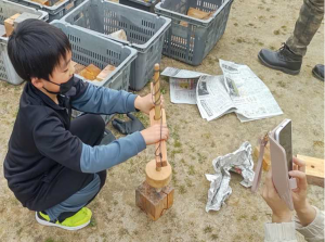 浦知・冬の外遊び写真