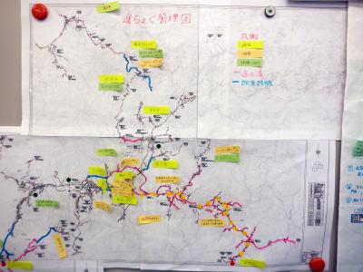 作業の進捗管理図