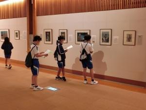 250508三間中学校1年生来館写真1