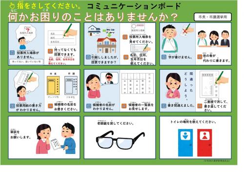 コミュニケーションボード（市長・市議）