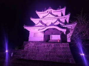 ピンクライトアップ