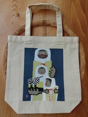 トートバッグ「冬山の家族」商品画像