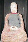 一休禅師自彫の像