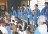 戸島地区のお伊勢踊り