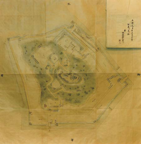 宇和島城絵図（正徳元年）宇和島伊達文化保存会蔵