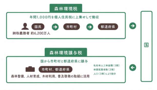 森林環境税の仕組み